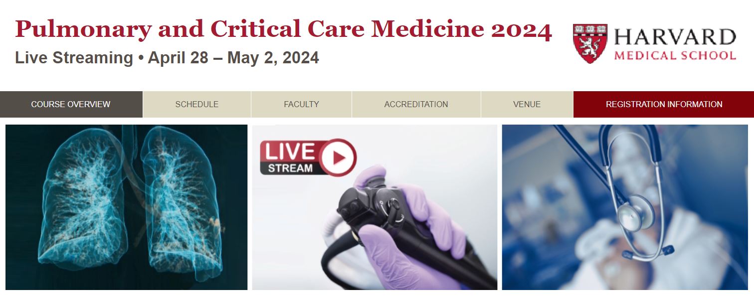 Harvard Pulmonary and Critical Care Medicine 2024