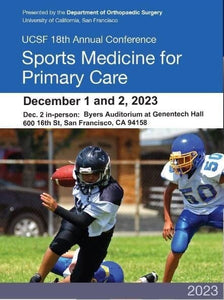 UCSF 18. výroční sportovní medicína primární péče 2023
