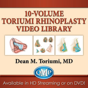 10 والیوم Toriumi Rhinoplasty ویڈیو لائبریری | میڈیکل ویڈیو کورسز۔