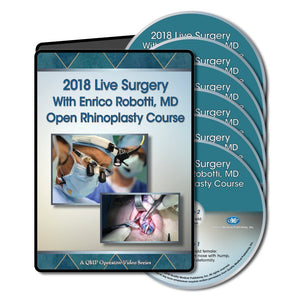 2018 年 Enrico Robotti 现场手术开放式鼻整形课程 |医学视频课程。