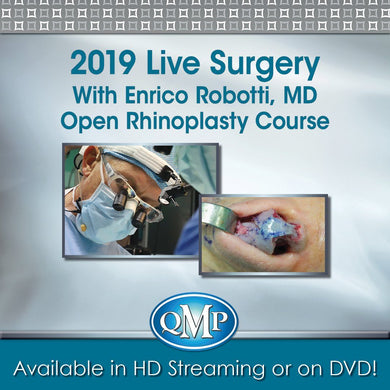 2019 Live Surgery With Enrico Robotti Open Rhinoplasty Course | Medical Video Courses.