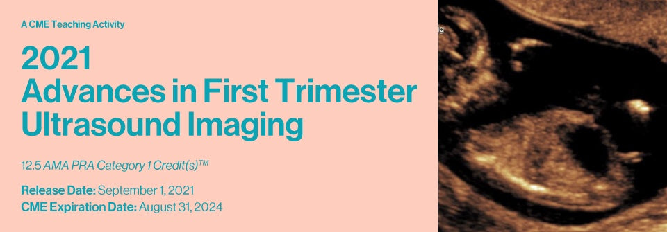 2021 Advances in First Trimester Ultrasound Imaging