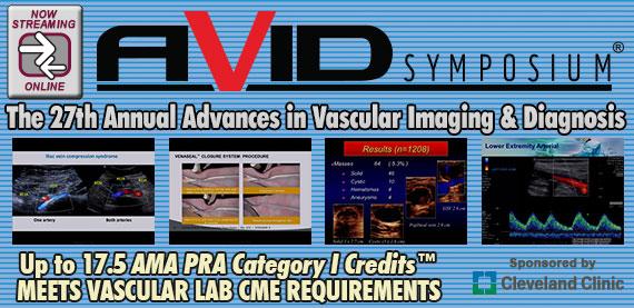 27th Annual Advances in Vascular Imaging and Diagnosis Symposium 2017 | Medical Video Courses.