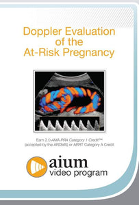 Ռիսկի տակ գտնվող հղիության AIUM դոպլերի գնահատում | Բժշկական վիդեո դասընթացներ: