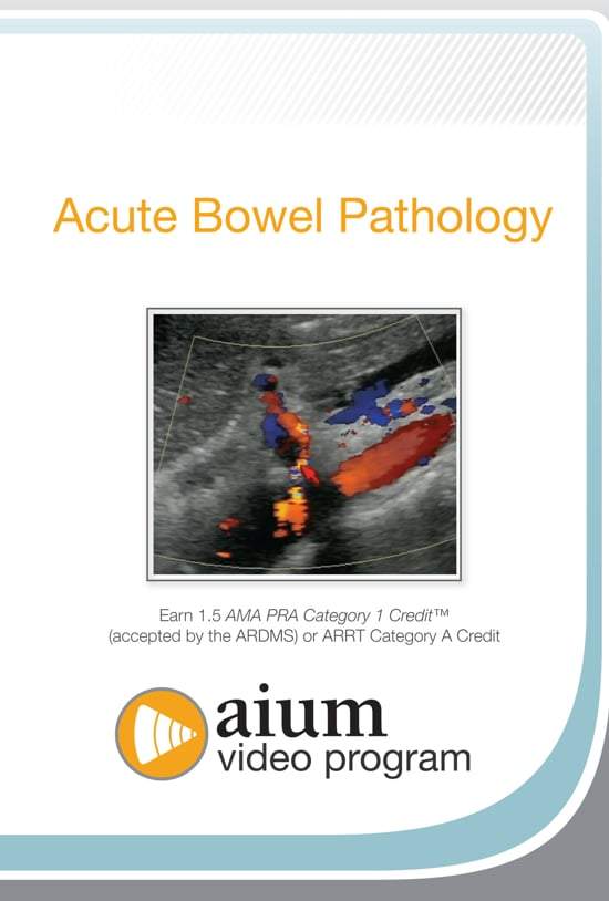AIUM Point-of-Care Ultrasound Assessment of Acute Bowel Pathology | Medical Video Courses.