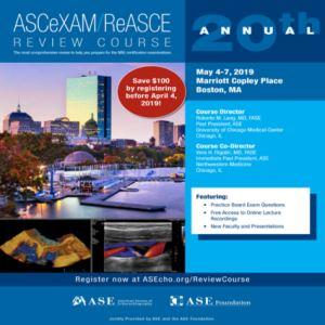 ASE 2019 ASCeXAM ReASCE 검토 과정 | 의료 비디오 과정.
