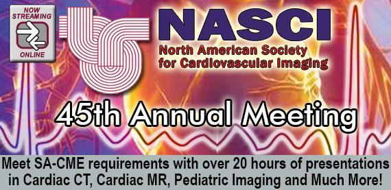 Cardiovascular Imaging 2018 - NASCI 45th Annual Meeting | Medical Video Courses.