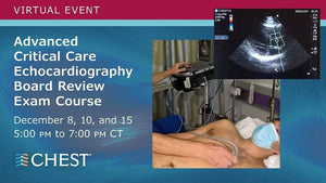 CHEST ecocardiografía de coidados críticos avanzados 2020 | Cursos de vídeo médico.