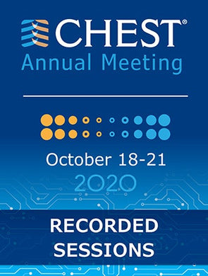 CHEST Annual Meeting 2020 Recorded Sessions (Videos) | Medical Video Courses.