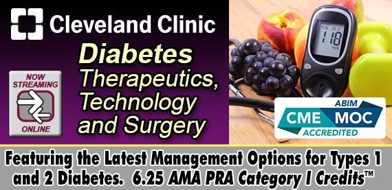 Cleveland Clinic Diabetes Therapeutics, Technology and Surgery 2021 | Medical Video Courses.