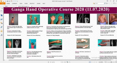 Ganga Hand & Microsurgery Operative Course 2020 | Medical Video Courses.