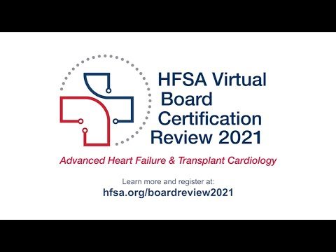 HFSA Virtual Board Certification Review 2021 (Well-organized Videos + Question Bank)