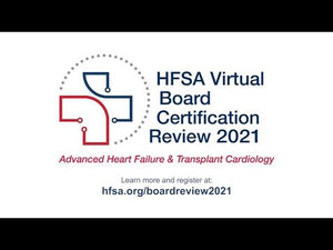 HFSA Virtual Board Certification Review 2021 (Well-organized Videos + Question Bank)