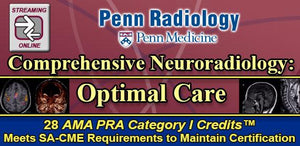 Penn Radiology Comprehensive Neurorradiology: Optimal Care 2019 | Cursos de vídeo médico.