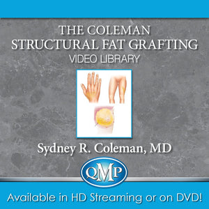 QMP Coleman Przeszczep tłuszczu piersi, ciała i dłoni – tom 1 | Medyczne kursy wideo.