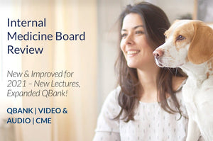 The Passmachine Internal Medicine Board Review 2021 (v6.1) (Vídeos con diapositivas + Audios + PDF + Modo de exame Qbank) | Cursos de video médico.