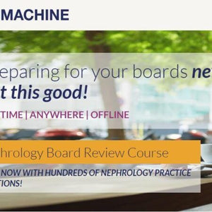 The Passmachine Nephrology समीक्षा (v3.1) (स्लाइडहरू + अडियोहरू + PDF + Qbank परीक्षा मोडको साथ भिडियोहरू)