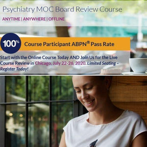 Passmachine 精神病学 MOC 委员会复习课程 2018 | 医学视频课程。