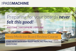 Die PassMachine Sleep Medicine Board Review Course (Video's + PDF's) | Mediese videokursusse.