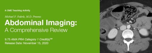 2020 Abdominal Imaging: A Compressive Review | Medical Video Courses.