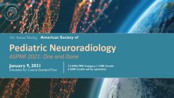 3rd Annual Scientific Meeting of the American Society of Pediatric Neuroradiology 2021 | Medical Video Courses.