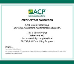 ACP SAFE Opioid Prescribing 2017 (Videos) | Medical Video Courses.