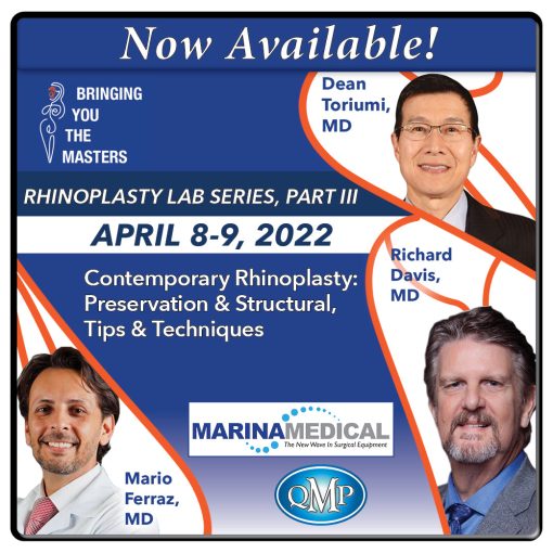 BYTM – Rhinoplasty Part III: Preservation & Structural, Tips & Techniques – Live Stream 2022