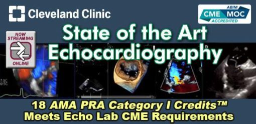 Cleveland Clinic State of the Art Echocardiography 2021 | Medical Video Courses.