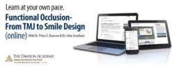 Functional Occlusion-From TMJ to Smile Design