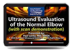 Gulfcoast Ultrasound Evaluation of the Normal Elbow (Videos+PDFs) | Medical Video Courses.