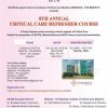 ISCCM 8th Annual Critical Care Refresher Course 2020 | Medical Video Courses.