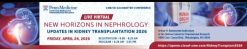 Penn Medicine New Horizons in Nephrology Updates in Kidney Transplantation 2026