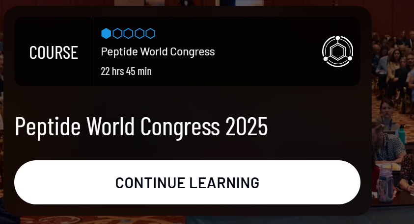 SSRP Peptide World Congress 2025