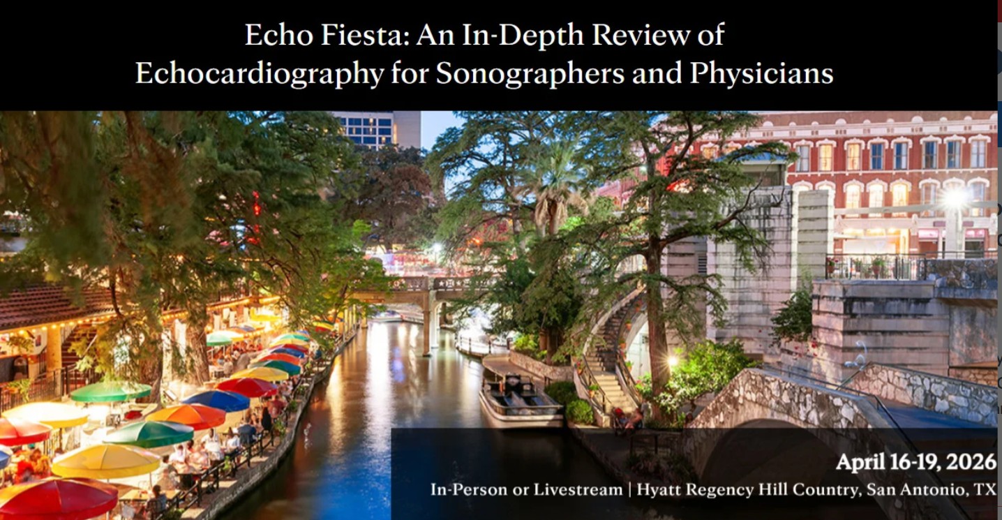 Mayo Clinic Echo Fiesta: An In-Depth Review of Echocardiography for Sonographers and Physicians 2026 (Videos +Slides)
