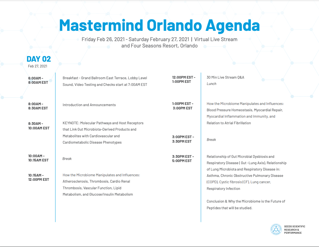 Agenda Day 2